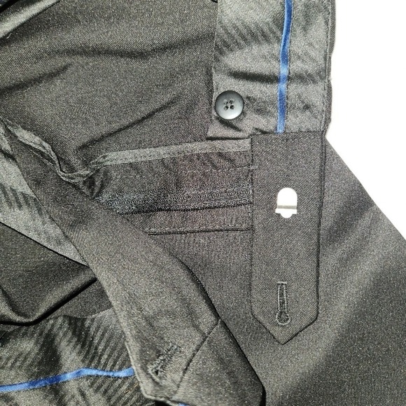 NWT Lauren Ralph Lauren Mens  Black Slacks/Pants Black 40Wx30L Wrinkle Free Flex - Picture 4 of 8